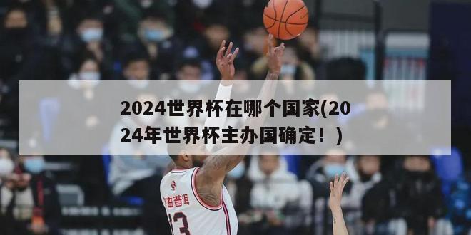 2024世界杯在哪个国家(2024年世界杯主办国确定！)